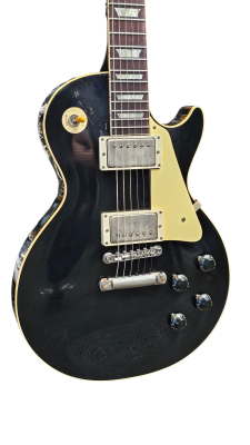 Store Special Product - Gibson Custom Shop 58 Les Paul Standard All Ebony Ultra Light Aged